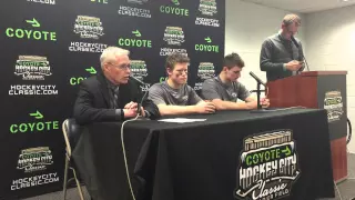 Andy Murray - Hockey City Classic postgame