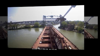 Our Herbert C. Jackson navigating the winding Cuyahoga River