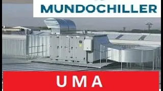 UNIDAD MANEJADORA DE AIRE UMA UTA PARA TRATAMIENTO DE AIRE ACONDICIONADO CON CHILLERS SISTEMAS HVAC