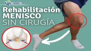 ROTURA de MENISCO RODILLA - REAHBILITACION SIN CIRUGIA - EJERCICIOS y Fisioterapia | Fisiolution