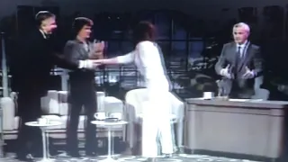 Michael Landon gets more attention from Tanya Roberts than Johnny Carson - Tonight Show - 1981