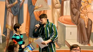Спектакль "Варавва" в исполнении юных членов общины трезвенников