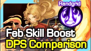 Randgrid Feb Skill Boost DPS Comparieon / Before vs After / DragonNest Korea (2023 Feb)