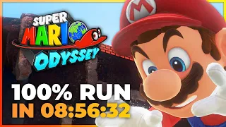 I beat Super Mario Odyssey 100% in UNDER 9 Hours - [World Record on 4/4/2020]