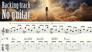 STAIRWAY TO HEAVEN | LED ZEPPELIN | No guitar | Backing track | TAB & Sheet Music