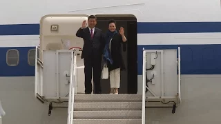 Chinese President arrives at PBIA