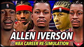 ALLEN IVERSON’S NBA CAREER RE-SIMULATION | NBA 2K21 NEXT GEN