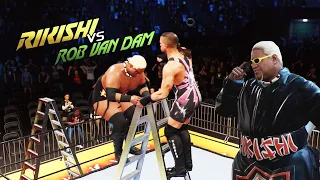 ROB VAN DAM VS RIKISHI ➡LADDERS MATCH