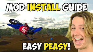 2024 | How to EASILY Install MODS for MX Bikes + Find Tracks, Bikes & Gear | Tutorial