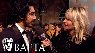 Dev Patel Red Carpet Interview | BAFTA Film Awards 2017