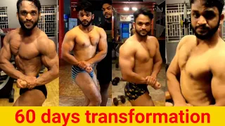 Mr Trichy bodybuilding contest 60 days transformation ( jeeva) over all champion 2022 coach Prasanth