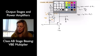 Class AB Output Stage: Biasing Using a VBE Multiplier