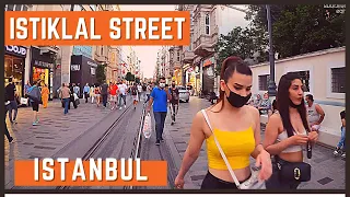 Istanbul Turkey Walking Tour | Istiklal street Evening 4K Walking Tour Istanbul 2021| 4K UHD 60FPS |