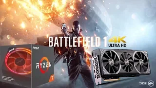 Battlefield 1 4K Ryzen 2700X + Vega 64 Ultra Settings