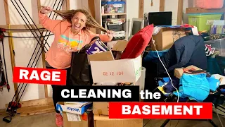 Rage Clean the Basement | Clear out the Clutter