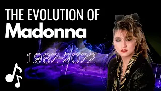 The EVOLUTION of MADONNA - 1982 to 2022!!