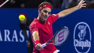 Roger Federer vs Stefanos Tsitsipas - Basel 2019 Semifinal: Highlights