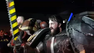 Chaos Space Marines dancing