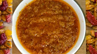 7 Minute African Pepper Sauce Recipe | Very hot and spicy | 🌶 #chilisauce