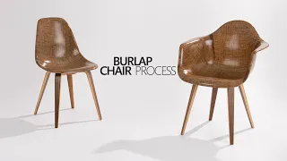 Modernica® Fiberglass Burlap Chair Process