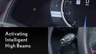 How-To Turn On Intelligent High Beams in the 2019 ES  | Lexus