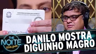 The Noite (22/08/16) - Danilo mostra foto antiga da época que Diguinho era MAGRO!