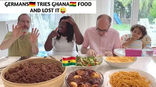 GERMANS🇩🇪 LOST IT🤪 After TRYING GHANA🇬🇭 FOOD For The FIRST TIME