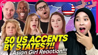 ASIAN GIRL FIRST TIME REACT TO 50 US ACCENTS BY STATE IN THE USA?!