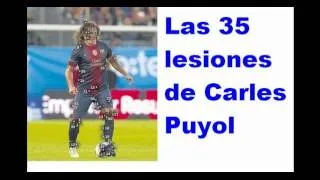 LO MÁS COMENTADO: La lesión de Puyol + Las 35 lesiones de Puyol (Con subtítulos)