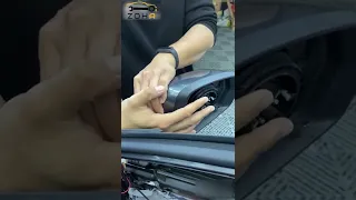 Removing side mirror cover