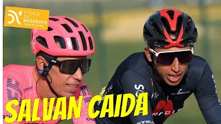 Etapa 1 Etoile de BESSEGES Debut de EGAN Bernal y RIGOBERTO Urán