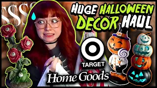 MY BIGGEST & BEST HALLOWEEN DECOR HAUL TO DATE!? || Target, Home Goods, At Home, & More 2023