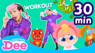 ✨ Let's Dance! 🕺| DD Dance Tutorial Compilation | Dr.Candy & Dragon Dee | Kids Workout