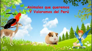 Animales propios del Perú