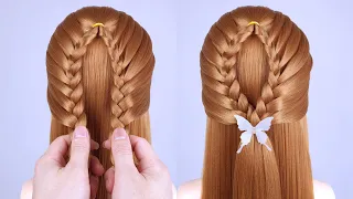 Most Easy And Graceful Hairstyle | Quick Hairstyle | Simple Hairstyles | Hairstyle For Summer