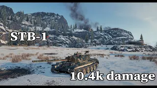 World of Tanks STB-1 - 10.4k damage, 7 kills, 3 mark