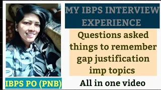 my ibps po interview experience must watch before going for your interview