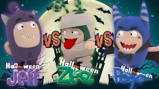 Halloween Zee vs Pogo vs Jeff | Oddbods Turbo Run | Droidzman Gameplay