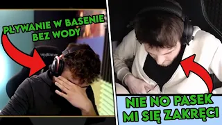 PŁYWANIE W BASENIE BEZ WODY | NIE NO PASEK MI SIĘ ZAKRĘCIŁ |😂 SHOTY 😂| FM#486🔥