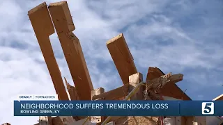 Bowling Green neighborhood suffers tremendous loss from weekend tornado