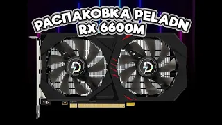 Peladn RX 6600M распаковка