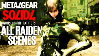 Metal Gear Solid 4 ALL RAIDEN SCENES