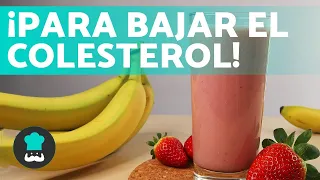 Jugo para BAJAR el COLESTEROL y TRIGLICÉRIDOS 🍌 - ¡Receta rápida y fácil!