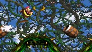 Donkey Kong Country 2 102% Walkthrough : Krem Quay - Bramble Blast