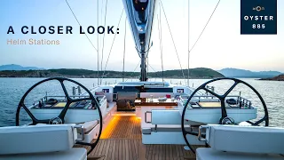 A Closer Look: Oyster 885 Helm Position | Oyster Yachts