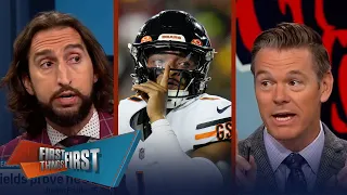 Did Fields prove he's Bears franchise QB? Chiefs face Vikings | NFL | FIRST THINGS FIRST