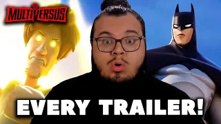 I REACTED To Every Multiversus Trailer Before The Full Release! | Multiversus