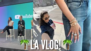 Speaking at YouTube, Erewhon, Outfits, Jewelry Try On - LA Vlog 2023 (AD)