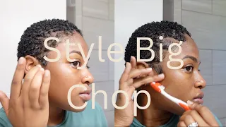 How to: Style Big Chop (Natural Hair)