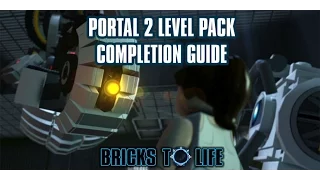 Portal 2 Level Pack - Aperture Science 100% - Complete Playthrough - Lego Dimensions   All Minikits%